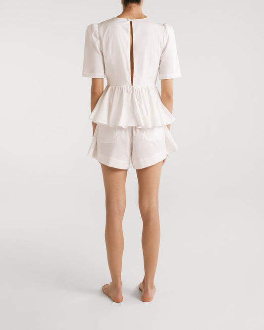 Top Ela Ivory & Shorts Liana Ivory