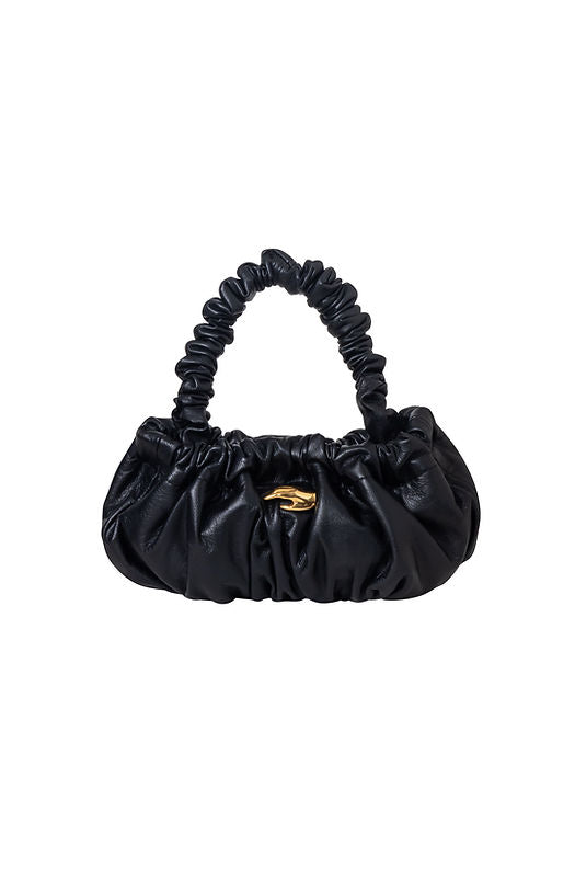 Petite Pierre Black Leather Bag