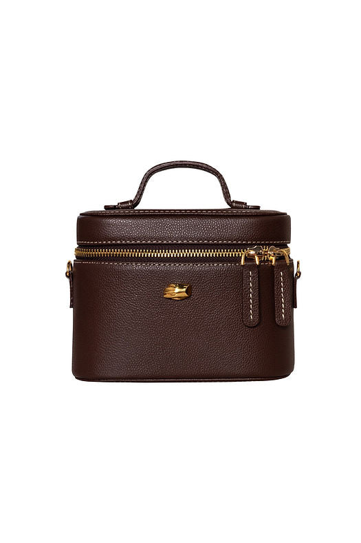 Petite Voyager Brown Leather Bag