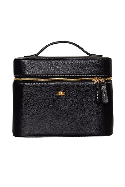 Voyager G Black Leather Bag