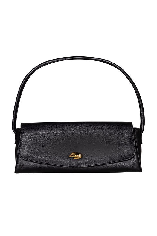 Cannoli Black Leather Bag