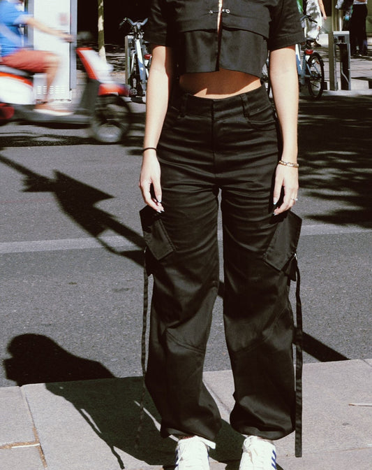 Black Cargo Pants