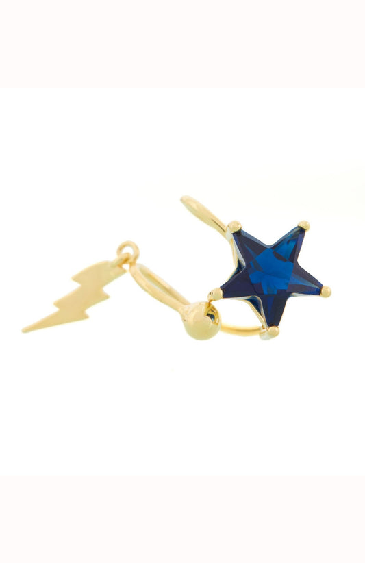 Celeste Ear Cuff Sapphire