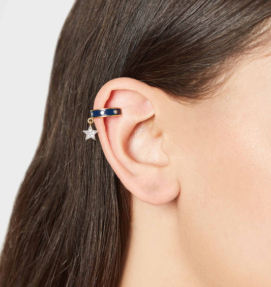 Disco Star Ear Cuff