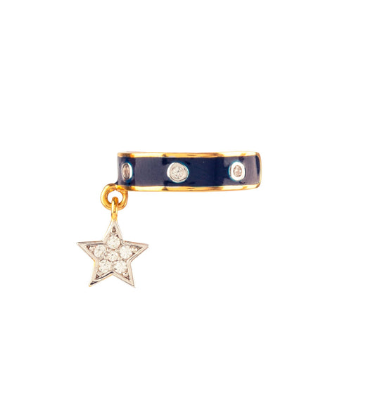 Disco Star Ear Cuff