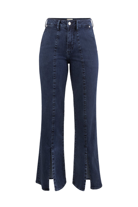 The Bee Split Jean in Denim