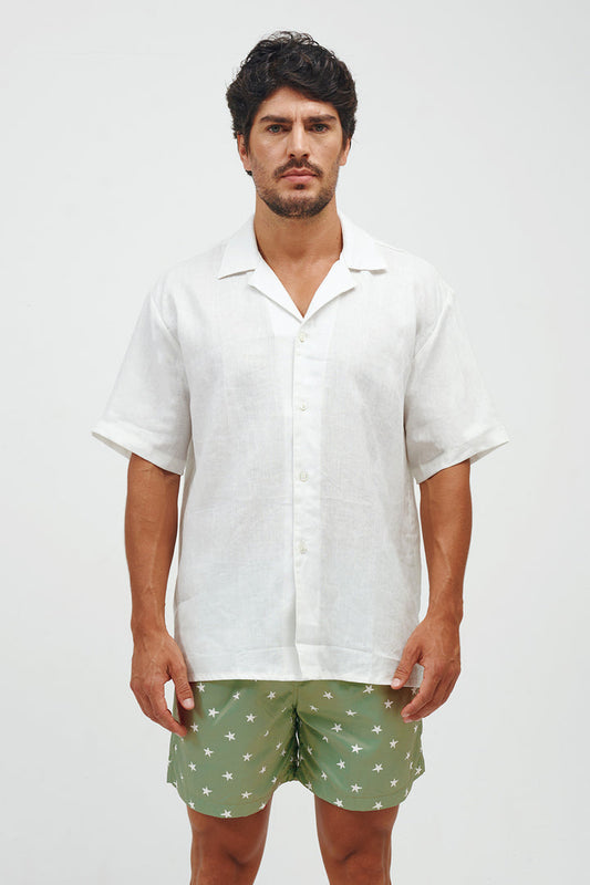 The Sand Resort Men Linen Shirt